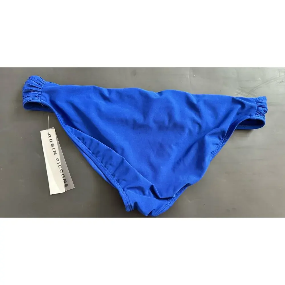 Robin Piccone Swim Bottom, Blue, L, NWT